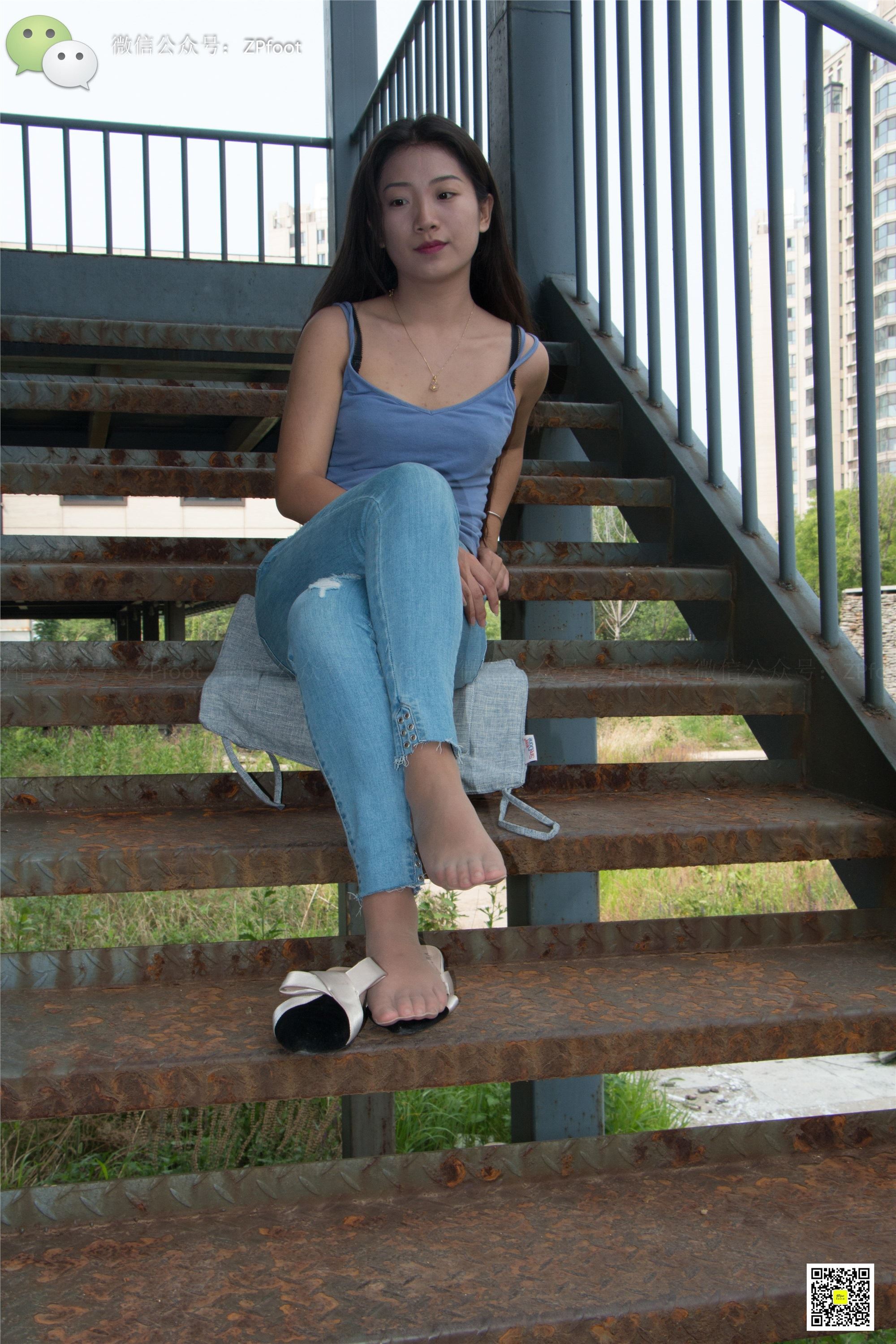 LSS山茶摄影 NO.010 芍药的短丝裸足